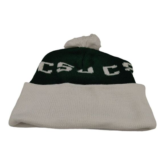 UNISEX KNIT CAPAMERICA POM BEANIE HAT. - Picture 5 of 8